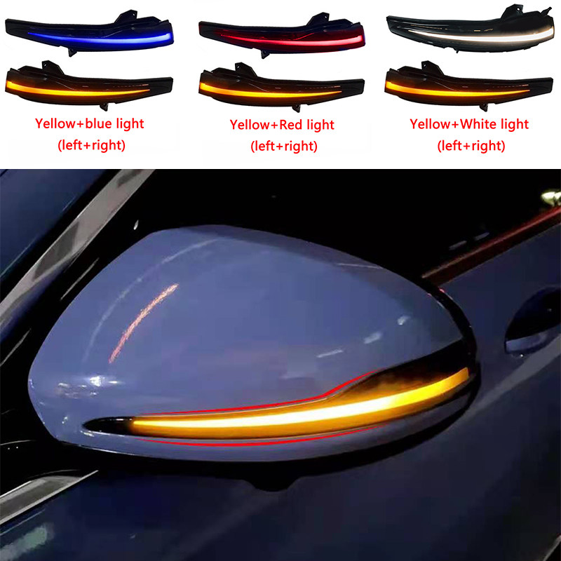 适用奔驰AMG字B/C/E/S级GLS/GLC/CLS后视镜流水转向灯213W205W222