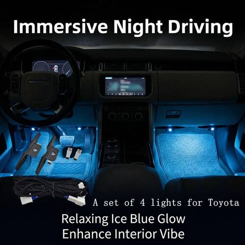 适用于RAV4 ALTIS CC 19-25  氣氛燈、脚底燈、預留孔，專用對插