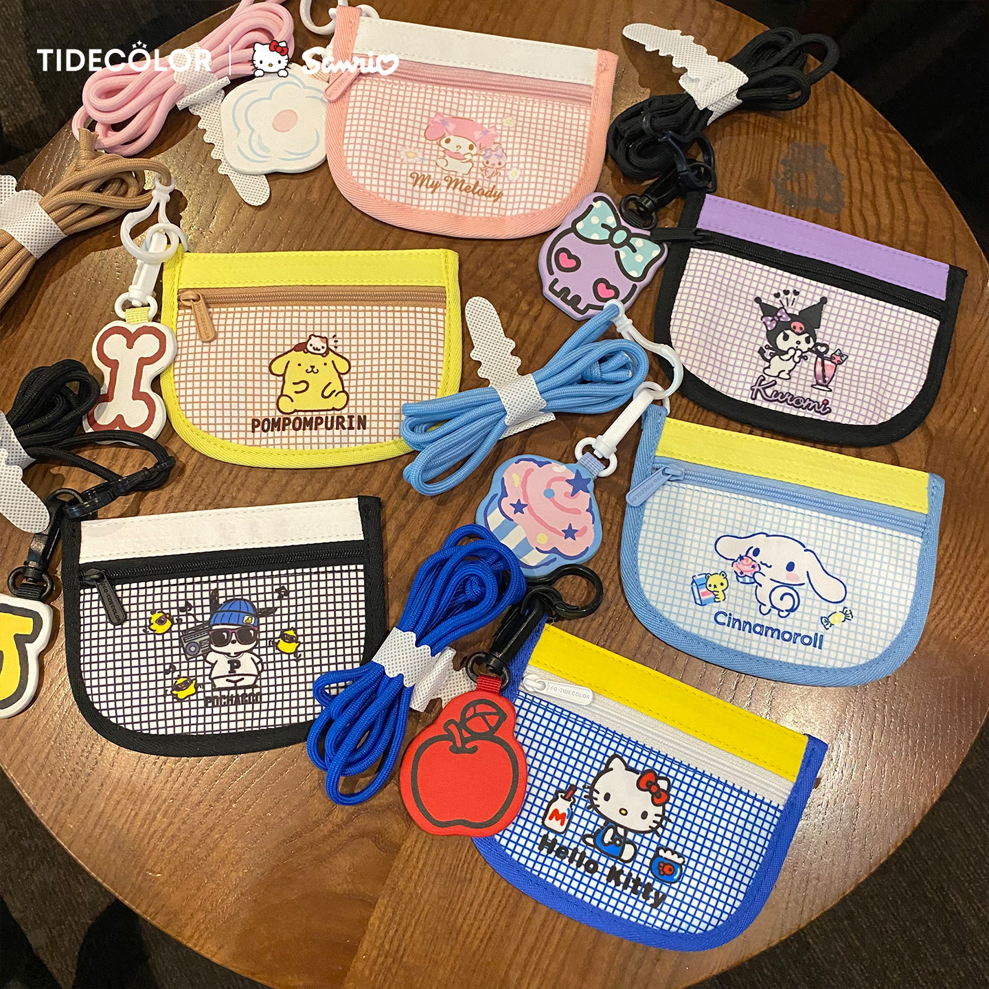 三丽鸥正版证件收纳挂脖包