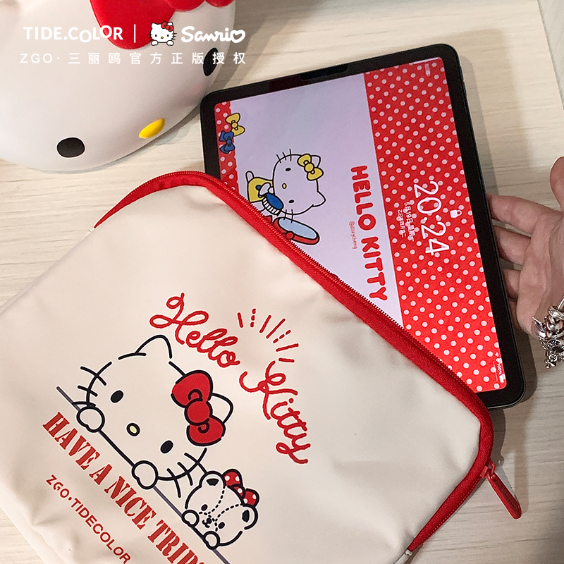 tidecolor联名hellokitty平板包
