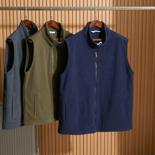 日单!和白捡差不多!上身+5度!聚热锁暖绒!男立领休闲马甲背心