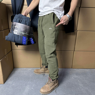 特价清仓！大羊洲高端户外冬季男女情侣休闲加绒加厚束脚裤卫裤