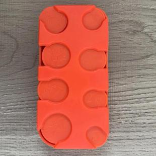 硬币盒 欧元 旅游欧美硬币精美方形8种硬币便携式 收纳美元