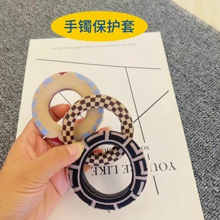 手镯保护套金镯子黄金神防磕器素圈玉镯翡翠防划防刮损坏珠宝装饰