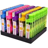 Genuine 309 transparent classic one-yuan machine electronic open flame disposable lighter, household supermarket wholesale durable model thumbnail 5