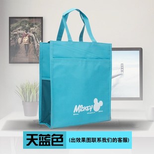 美术袋儿童手拎袋小学生补习包课业包防水提兜帆布袋子可印字定做