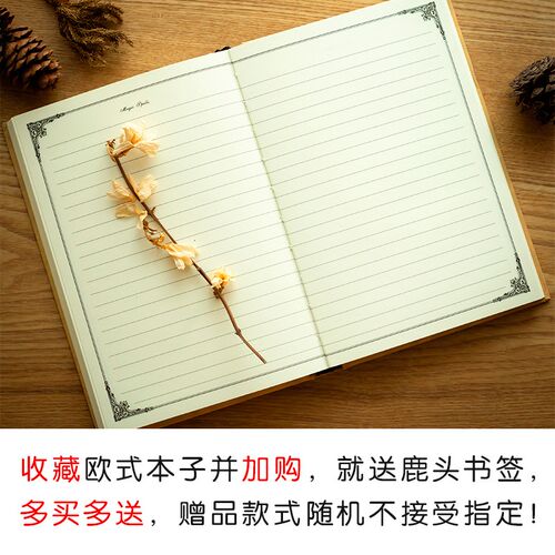 大学生欧式复古a5魔法书笔记本子