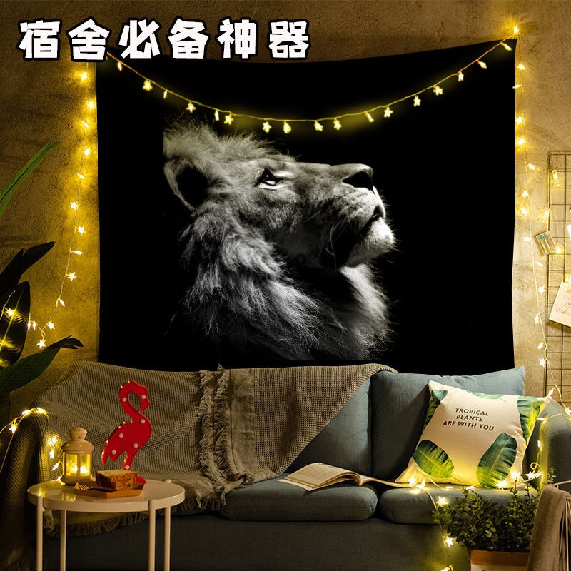网红背景布ins挂布挂毯挂壁北欧风简约植物主播拍照背景布墙布