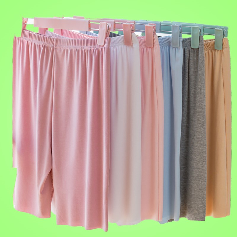 莫代爾五分無痕可外穿冰絲睡褲