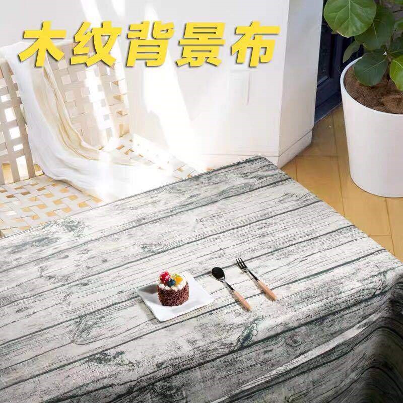 复古木纹布拍照道具布拍摄摄影棚美食摆拍桌布食品烘焙拍照背景布