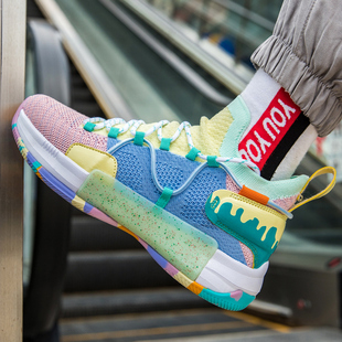 闪击6篮球鞋男减震回弹实战篮球鞋中帮透气专业运动鞋男夏季透气7