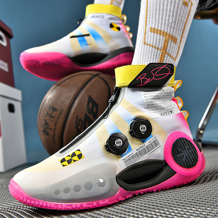 韦德之道9篮球鞋男款高帮无鞋带拉链旋转纽扣全城10学生实战球鞋