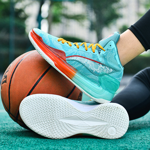 利刃4篮球鞋男款网面透气有声音轻便实战球鞋缓震防滑儿童运动鞋3