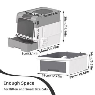 Box Fully Enclosed Large Type Litter Drawer Bestselling Cat