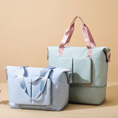 新款潮流扩容旅行包斜挎手提轻便