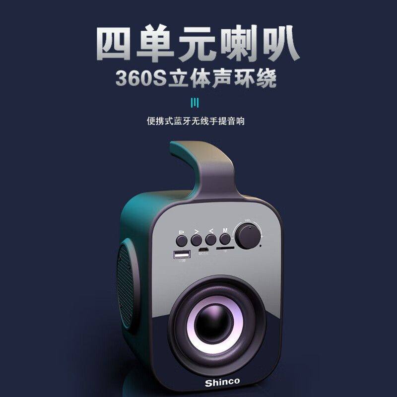 新科（Shinco）L1A 无线蓝牙音箱 户外大音量广场舞音响 小型家用