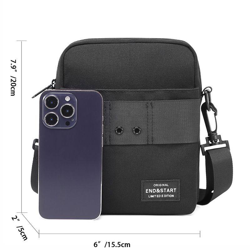 新款潮牌斜挎包男休闲时尚手机包