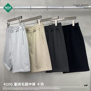 宽松街头潮牌五分裤 基础款 2024春夏重磅410g毛圈男短裤 ARTIE男装
