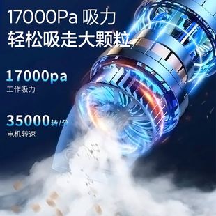 吸尘拖地机 奥克斯吸尘器家用有线吸拖一体大吸力功率轻便手持式