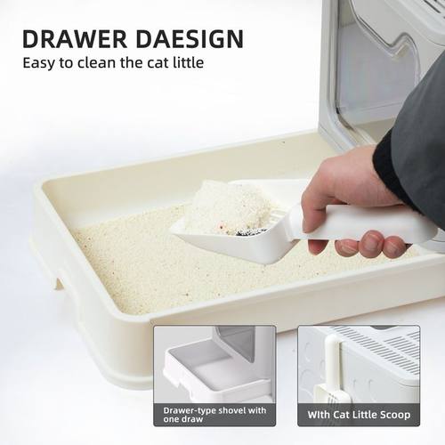 CatLitterBoxwithScoop,LargeFol