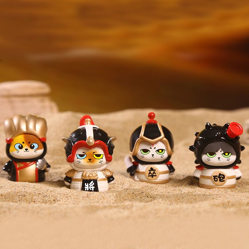 空间站象棋盲盒卡通萌趣可爱猫猫