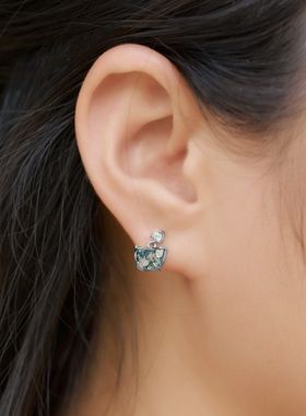 欧美新款跨境小众时尚美拉德绿苔