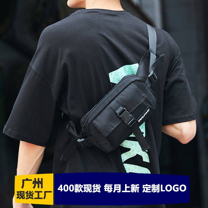 胸包男士潮牌单肩小背包休闲轻便