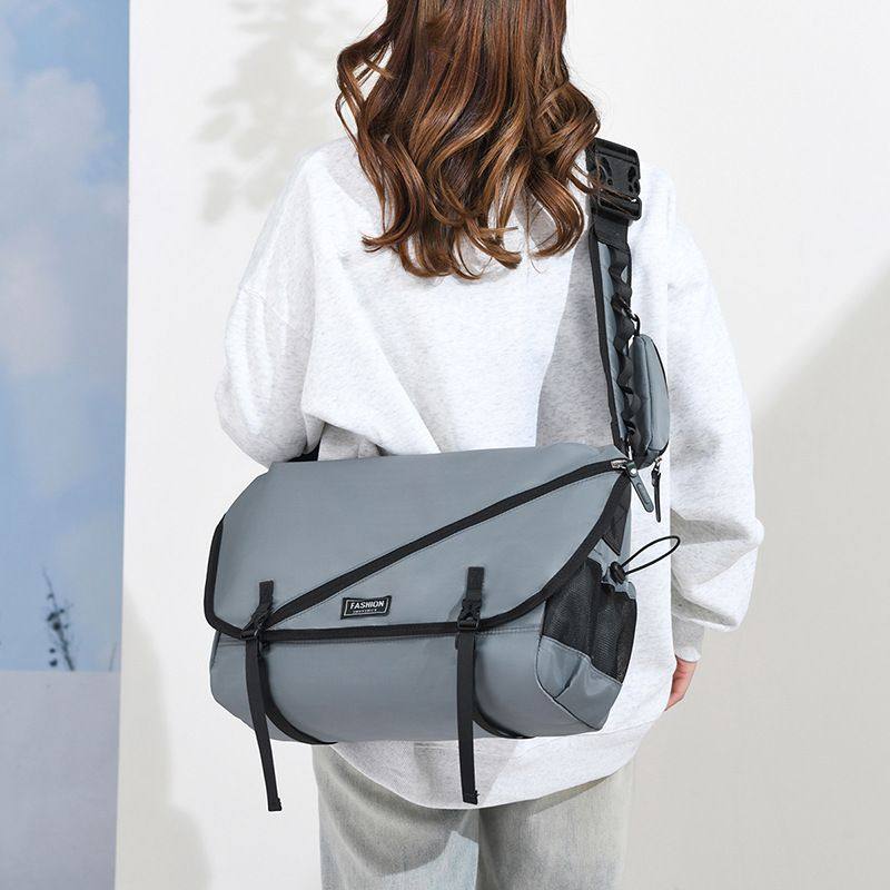 男士斜挎包日系潮牌单肩包男女同