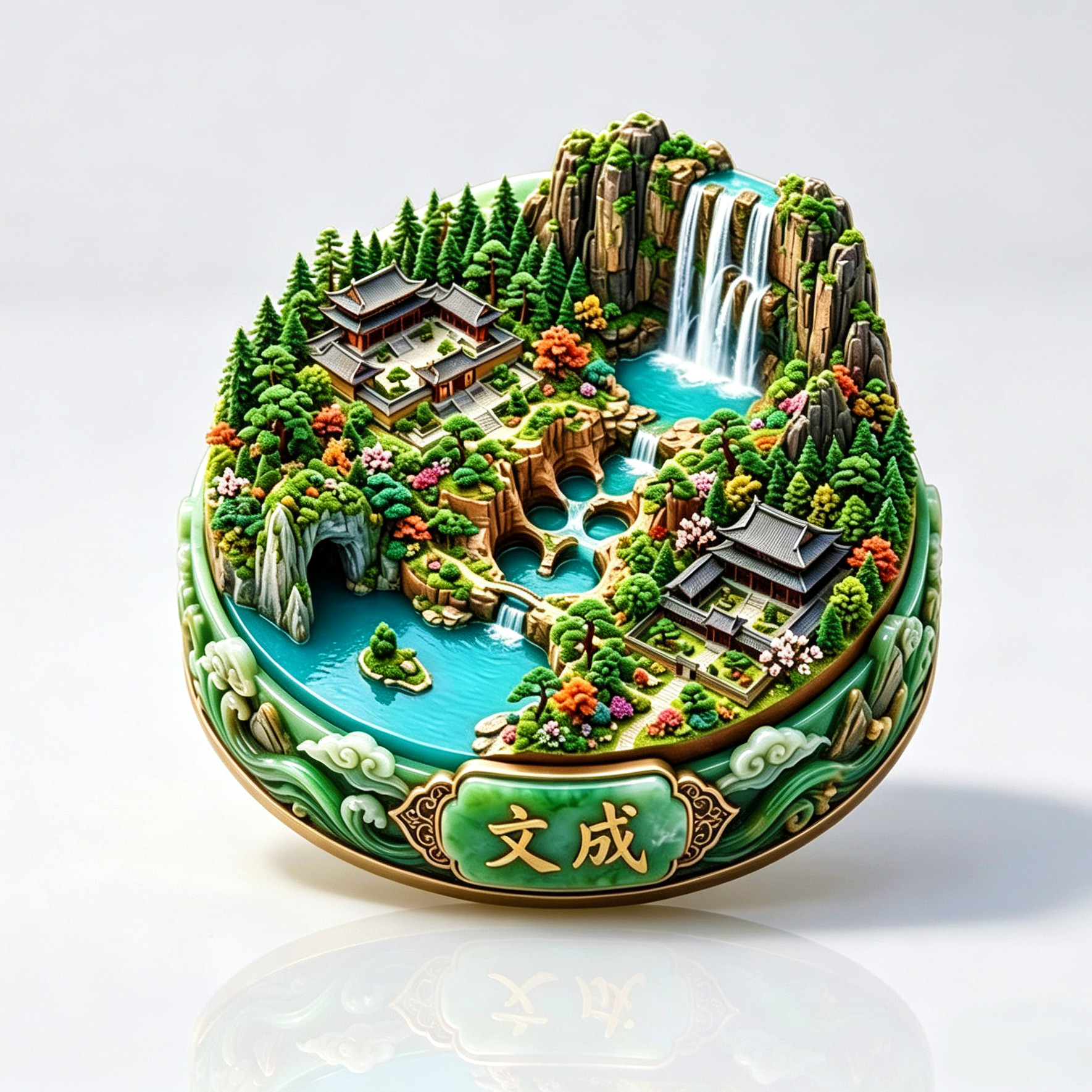 温州文成漈刘伯温故里文创冰箱贴