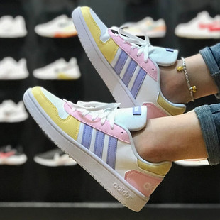 正品阿迪达斯HOOPS 2.0男子运动休闲低帮板鞋GY5903