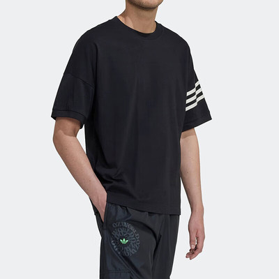 正品阿迪达斯三叶草NEW C TEE男子简约宽松休闲运动短袖HM1875