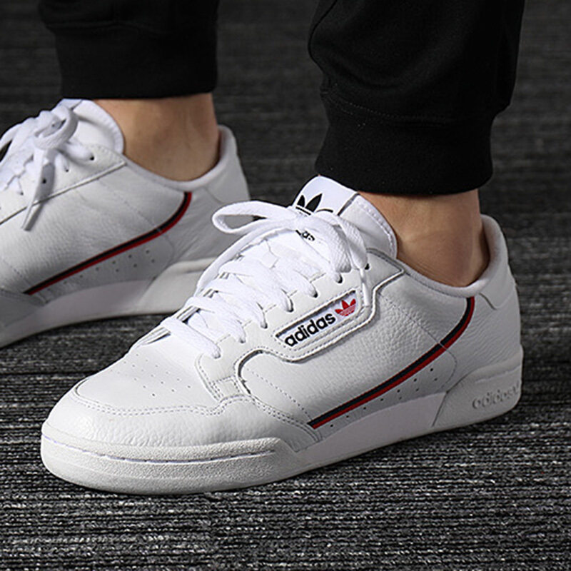 正品阿迪阿斯三叶草CONTINENTAL 80男女运动低帮休闲板鞋G27706