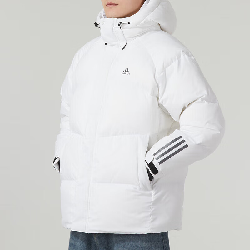 正品阿迪达斯 DY GOOSE JKT男子户外保暖舒适运动羽绒服IL8925