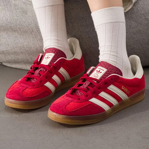 正品阿迪达斯GAZELLE INDOOR三叶草男女休闲低帮板鞋T头鞋IE1051