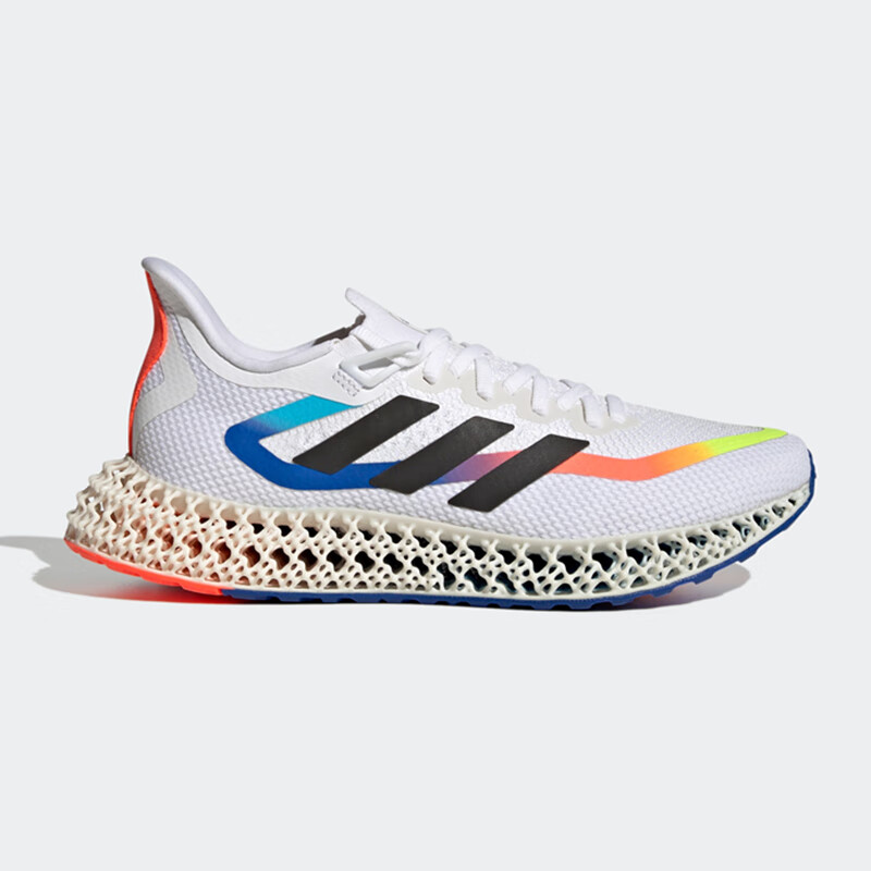 正品阿迪达斯4DFWD 2 M 4D男子减震耐磨低帮运动跑步鞋HQ1039