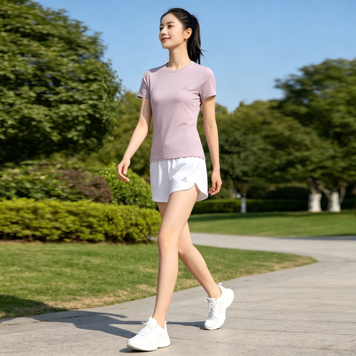 断码清仓Adidas阿迪达斯正品W CF TEE女士修身短袖圆领T恤JD5259