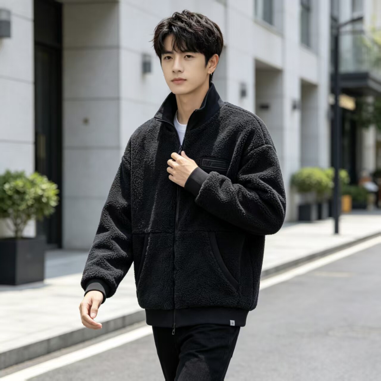 【换季特惠】阿迪达斯VERBIAGE JACKET男子运动休闲外套IK3507