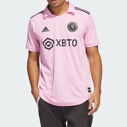 正品阿迪达斯IMCF H JSY AU N梅西迈阿密国际速干短袖球衣JE9705