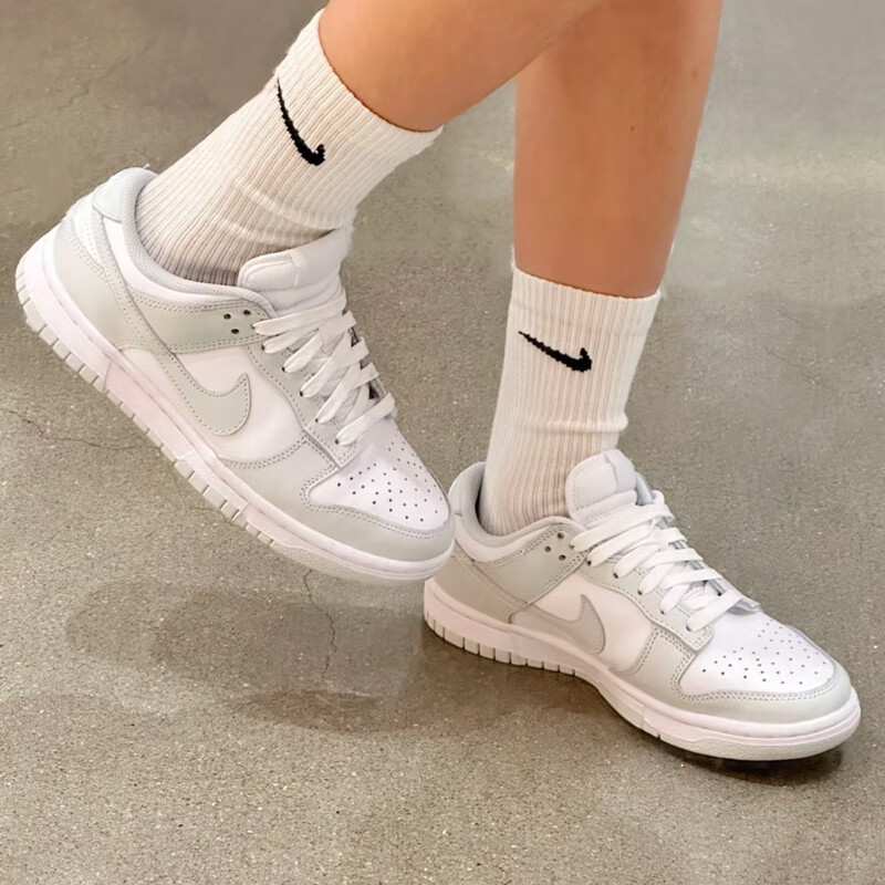 正品耐克W NIKE DUNK LOW女子金扣减震运动休闲板鞋DD1503-103