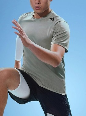 正品阿迪达斯D4T HR HIIT TEE男子速干运动短袖t恤IB9091