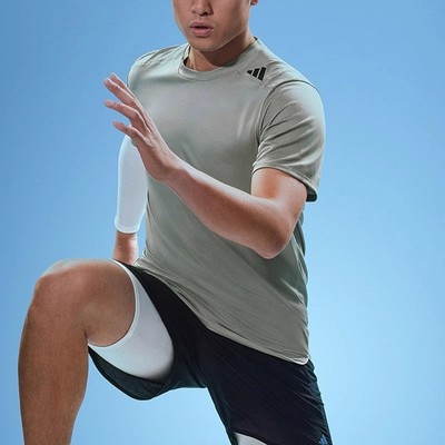 正品阿迪达斯D4T HR HIIT TEE男子速干运动短袖t恤IB9091