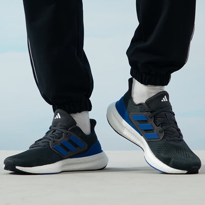 正品阿迪达斯PUREBOOST 23男子减震运动健身透气跑鞋IF2367