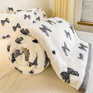 牛奶绒沙发午休毛毯小被子珊瑚绒毯子夏季单人办公室午睡空调盖毯