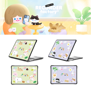 CASETiFY联名艺术家RECORDER factory电脑笔记本保护套适用苹果MacBook Pro16/14/13寸Air13