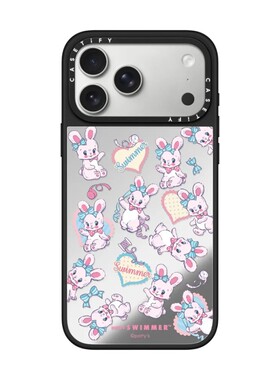 CASETiFY现货SWIMMER蝴蝶结兔子Ribunny手机壳适用苹果iPhone17ProMax/Air/16/15/14/13Plus磁吸保护套可爱潮
