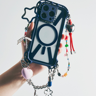 现货CASETiFY扣环手机挂链钥匙圈DIY多功能迷你包包手袋挂件吊饰
