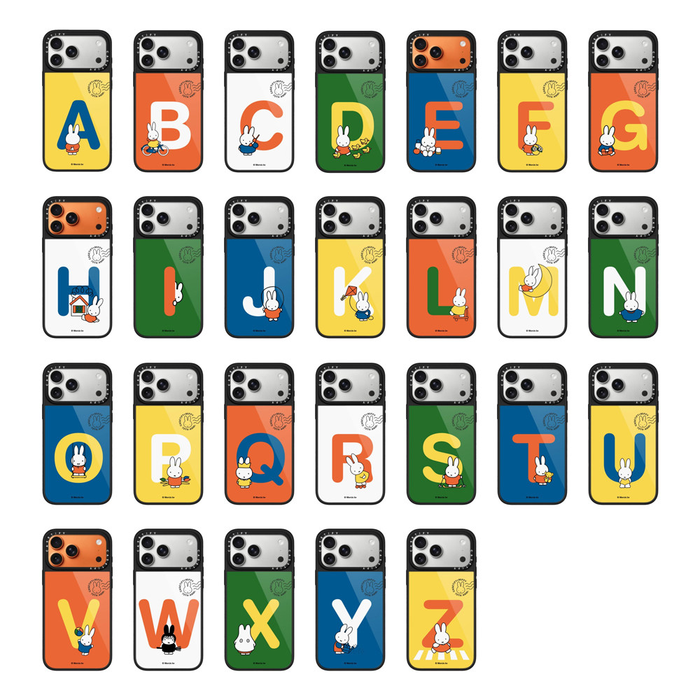 现货CASETiFY联名Miffy米菲兔子70周年首字母手机壳适用iPhone17ProMax/16/15/14/13Plus磁吸Air保护套萌潮牌