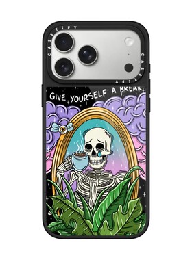 现货CASETiFY艺术家Sadskelly给自己一个休息的机会手机壳适用苹果iPhone17ProMax/Air/16/15/14/13Plus潮牌