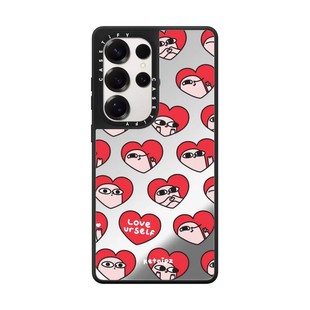 FE镜面磁吸保护套小粉怪豆潮 现货CASETiFY联名Ketnipz爱自己手机壳适用Samsung三星GalaxyS25Ultra