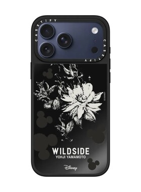 WILDSIDE迪士尼特别版CASETiFY米老鼠和哥特花手机壳适用苹果iPhone17ProMax/Air/16/15/14/13Plus磁吸保护套